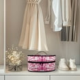 thumbnail image 4 of HELLHERO Pink Tie-Dye Pattern Iron Carrying Bag Travel Steamer Bag, Case Only, 4 of 6