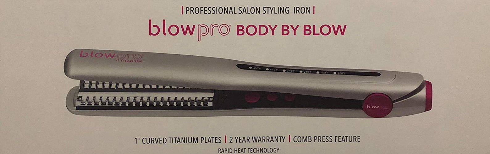 blowpro titanium flat iron