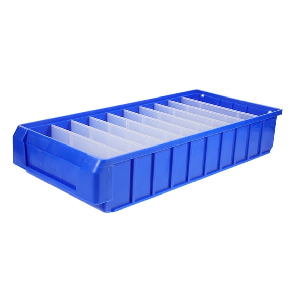 HEALEEP 1Set Blue Polyethylene Rectangular Workshop Organizer Tool Storage Box For Hardware Tools Organiser
