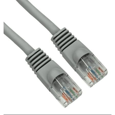 1ft Cat6 UTP 550MHz Copper Patch Cable Category 6 Unshielded Twisted Pair Snagless Network Internet Cord Molded Boots Gray price history on PriceWatchPro