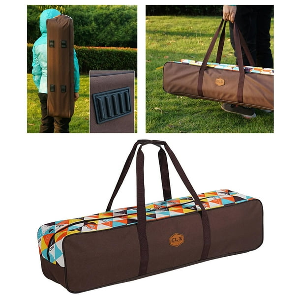 Toldo Poste Cola Bolsa de almacenamiento con cordón Reemplazo impermeable Contenedor de varilla Organizador de campamento para