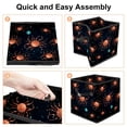 thumbnail image 4 of Constellation Foldable Organizer Bins with Handle, 10.8"x10.5"x10.6", Large Capacity Clothes Storage Storage Cubes, 4 of 6