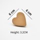 thumbnail image 2 of Romantic Heart Shaped Wooden Handles for Cabinets and Dressers Pack of 6, 2 of 10