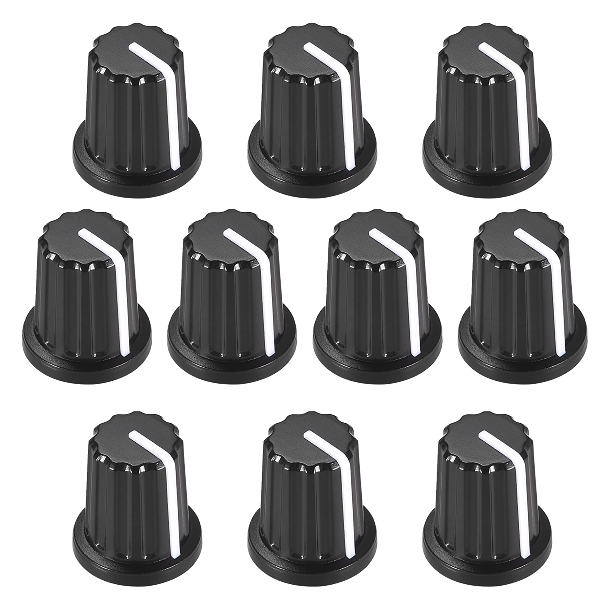 10pcs 6mm Potentiometer Control Knobs For Electric Guitar Acrylic