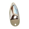 thumbnail image 2 of Conector de entrada de guitarra estilo barco de metal grueso para piezas accesorias, 2 of 9