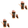 thumbnail image 1 of maskred 2pack/lot Stay Comfortable And Secure With Durable Weight Lifting Gloves Orange L 3Set, 1 of 6