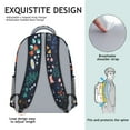 thumbnail image 5 of Romantic Vintage Floral Bookbag - Durable Ergonomic Backpack for Teens, 5 of 6