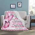 thumbnail image 3 of LHSHID Personalized Name Blanket Love Letter to My Daughter from Mom & Dad Always Remember How Much I Love You Soft Warm Bed Blanket Gift, 3 of 5