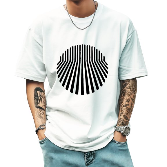 Graphic Tees for Men Summer New Print Casual Tee Fashion Trend Sports Shirt Select