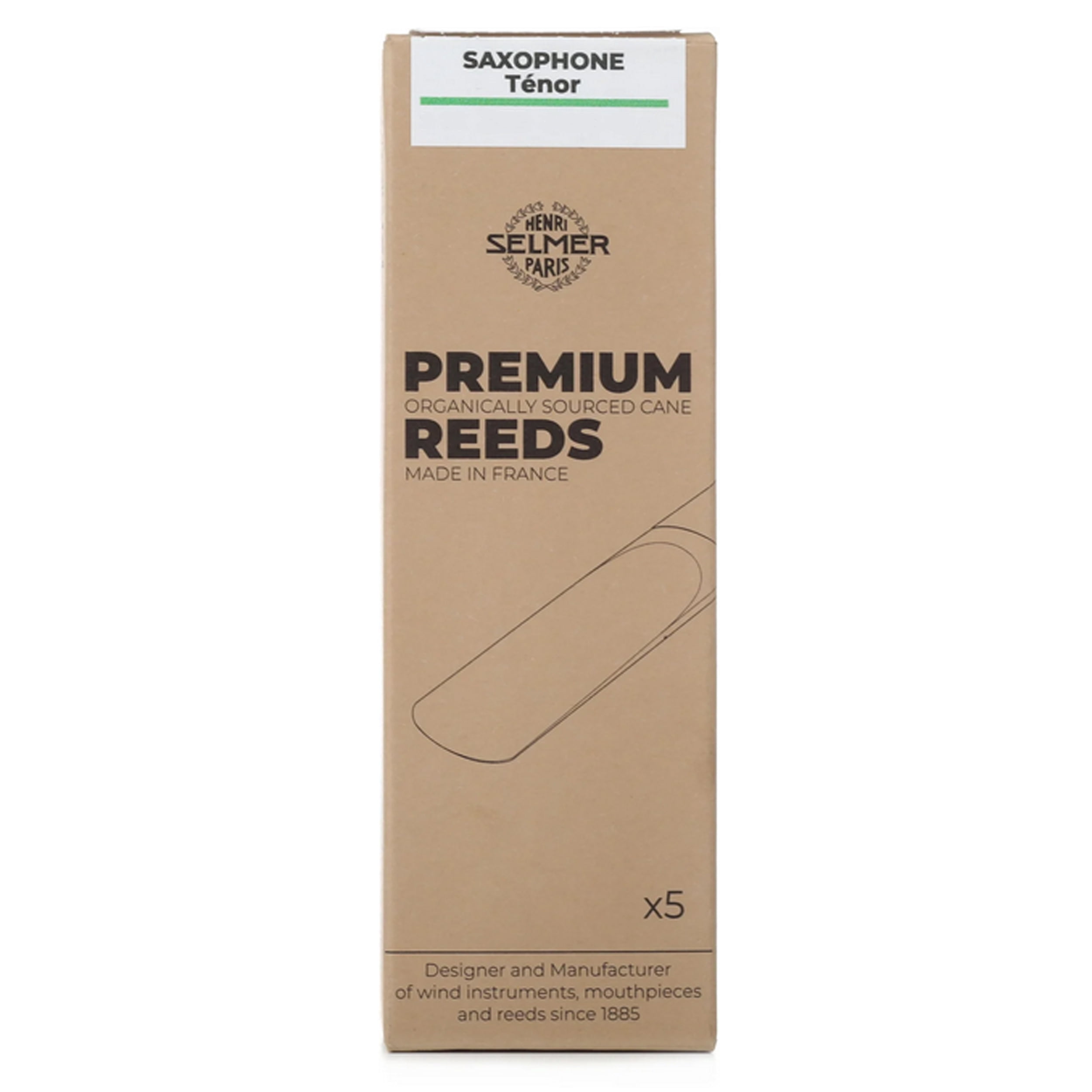 Selmer Paris Tenor Saxophone Reed Box of 5 Size 3