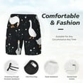 thumbnail image 5 of Daiia Fashionable Goose Mens Swim Trunks Swim Shorts Quick Dry Swim Shorts with Mesh Lining Pockets-XX-Large, 5 of 9