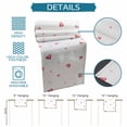 thumbnail image 6 of Valentine's Day Table Runner 72 Inches Long Farmhouse Dress Scarves, Red Love Heart Romantic Watercolor Dining Tablerunner for Coffee Table/Kitchen Island/Party Décor, 13" x 72", 6 of 8