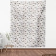 thumbnail image 4 of Ambesonne Floral Boho Fabric by the Yard, Dreamy Garden Scene, 3 Yards, Green Brown Pale Eggshell, 4 of 5