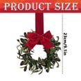 thumbnail image 3 of Artificial Olive Leaf & Fruit Wreath - Realistic Green Olive Branches with Spring Floral Accents, Farmhouse Wall Door Wedding Arch Window Hanging for Indoor Outdoor Garden Decor Harlik, 3 of 6