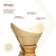 thumbnail image 2 of Filtro Chemex Bonded Square natural de 100 unidades, 2 of 6