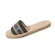 thumbnail image 1 of Luz de Cuerda Al Aire Libre Estilo Étnico de las Mujeres Tejido Cuña Plana Sandalias Bordado Colorido Pie Abierto, Zapatos Planos de las Mujeres, 1 of 9