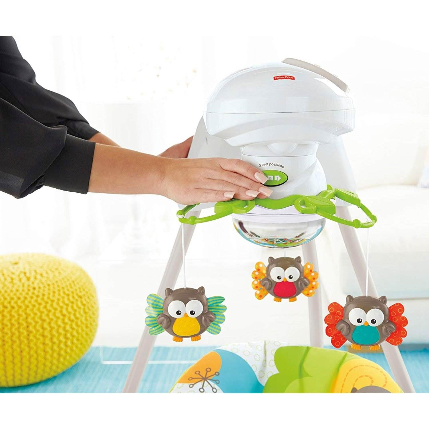 fisher price woodland swing