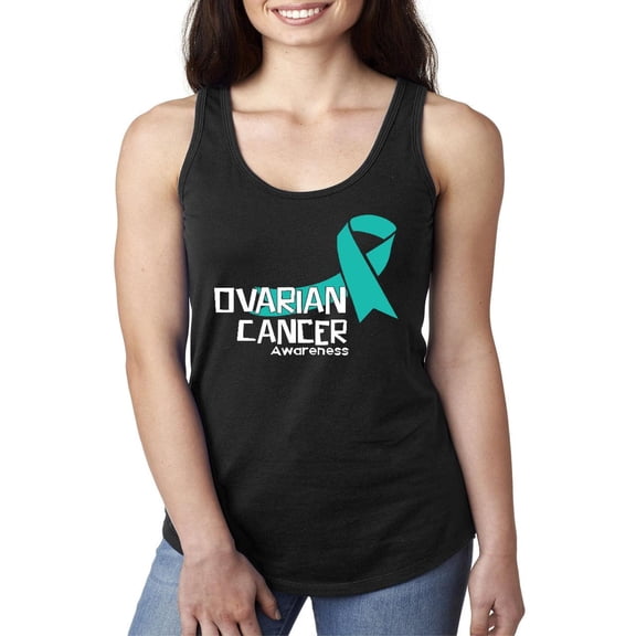 NIB - Women's Racerback Tank Top - Ovarian Cancer