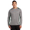 thumbnail image 1 of Camiseta de manga larga Sport-Tek® Heather Colorblock Contender™. ST361LS deporte-tek ST361LS, 1 of 1