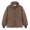 Coffee, variant on Winter Down Coat Padded Hooded Stand Collar Pockets Zip-up Parka Windproof Heat Retention Daily Cold Weather Outwear Cotton Jacket