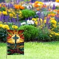 thumbnail image 3 of Cross Easter Garden Flag Double Sided Religious Burlap Banner 12x18 Inch Small Yard Lawn Porch Outdoor Decor, 3 of 6