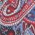 Navy Red Paisley