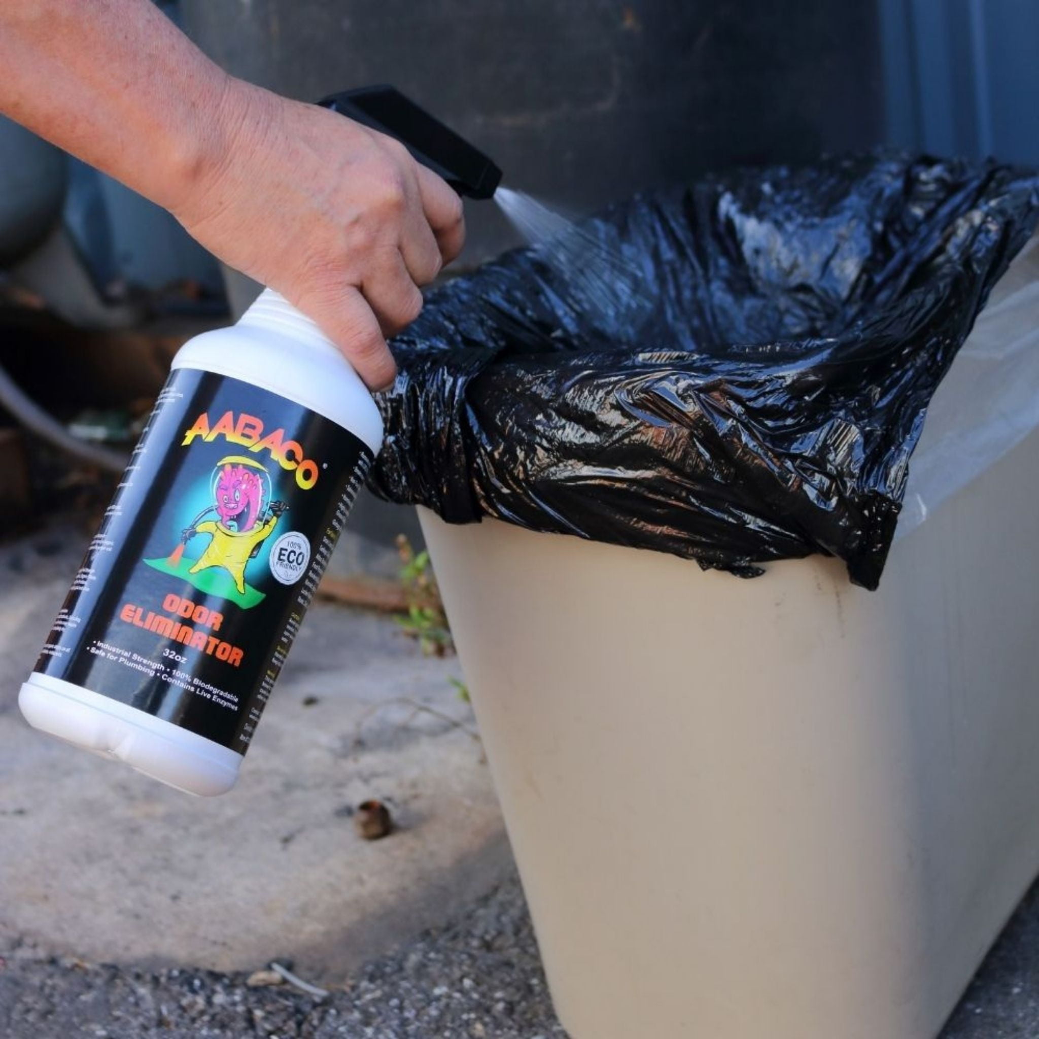 Aabaco Odor Eliminator and Industrial Deodorizer Spray, for Smoke, Animals & More, 1 Gallon