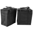 thumbnail image 4 of 2 Pack Insulated Reusable Grocery Bag Food Delivery Bag With Dual Zipper, 4 of 5