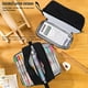 thumbnail image 2 of MAMUNU Estuche para lápices de gran capacidad con 4 compartimentos, bolsa para lápices con cremallera y asa portátil, estuche para bolígrafos, organizador de papelería para oficina, universidad,, 2 of 7