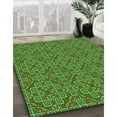 thumbnail image 3 of Ahgly Company Machine Washable Indoor Rectangle Transitional Seaweed Green Area Rugs, 2' x 5', 3 of 7
