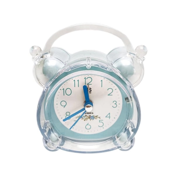 Reloj despertador silencioso a pilas, pequeño, sin tictac, con temporizador for dormir, for el hogar, for mesita de noche