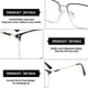 thumbnail image 3 of Gafas retro de moda con bloqueo de luz azul para pantallas para resistir la fatiga ocular, 3 of 5