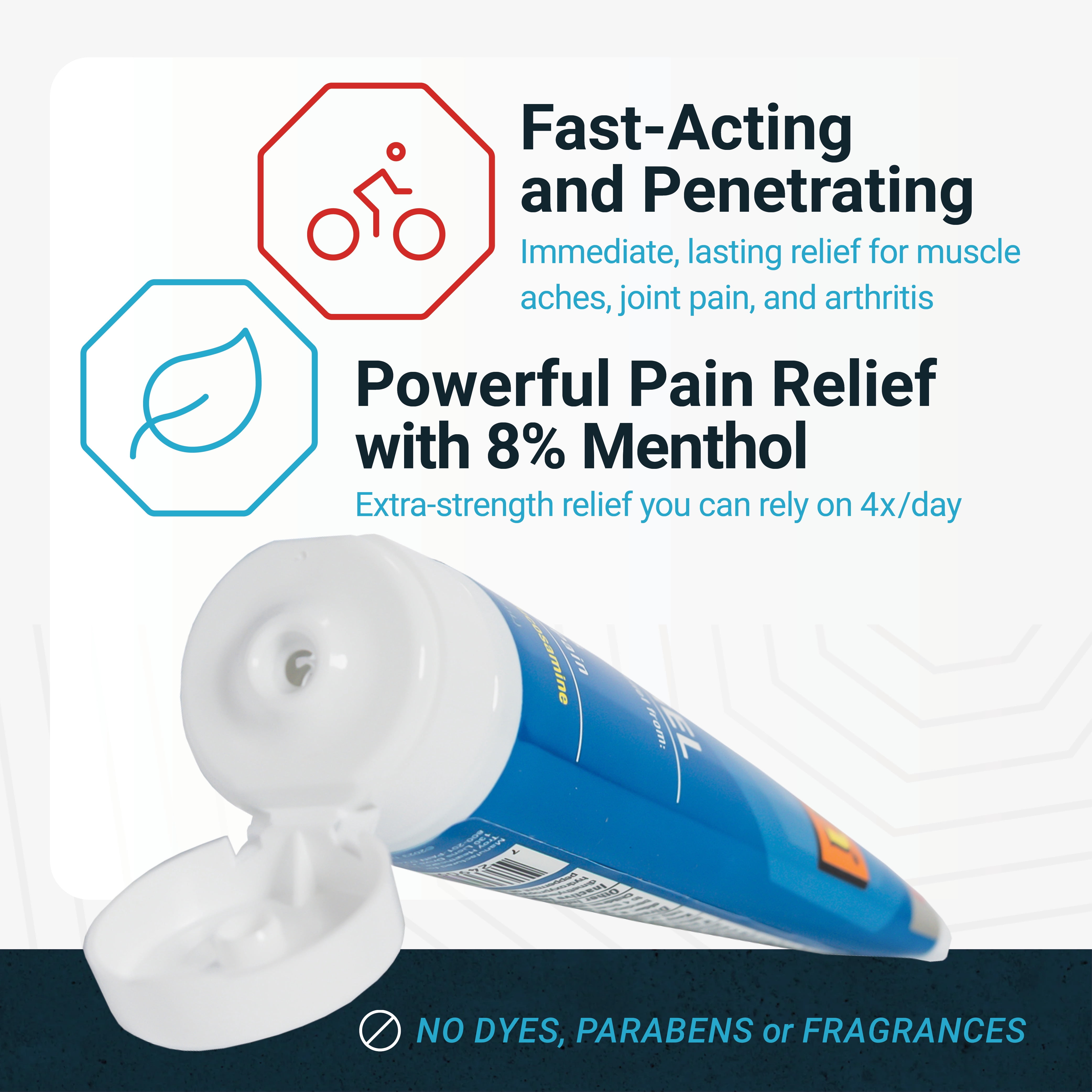 Stopain Extra Strength Gel for Muscle Aches, Joint Pain and Arthritis, 3 FL OZ OTC Medicine