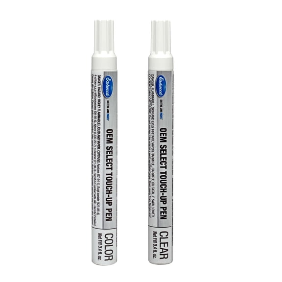 Eastwood OEM Select Touch Up Paint Pen Toyota 040 Super White II Color and Clear Kit
