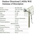 thumbnail image 4 of Antennes Wifi Directionnelles Extérieures Antenne Tv avec Télécommande Réception de Signal Wifi, 4 of 7