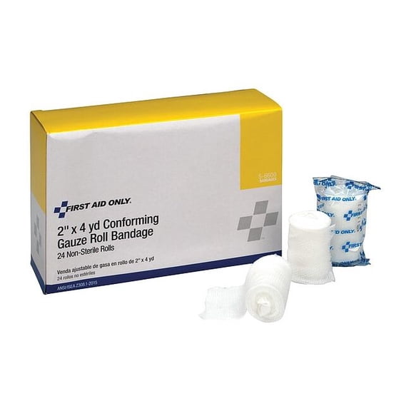 First Aid Only Stretch Gauze, Non-Sterile, No, Gauze, PK24 5-6600G