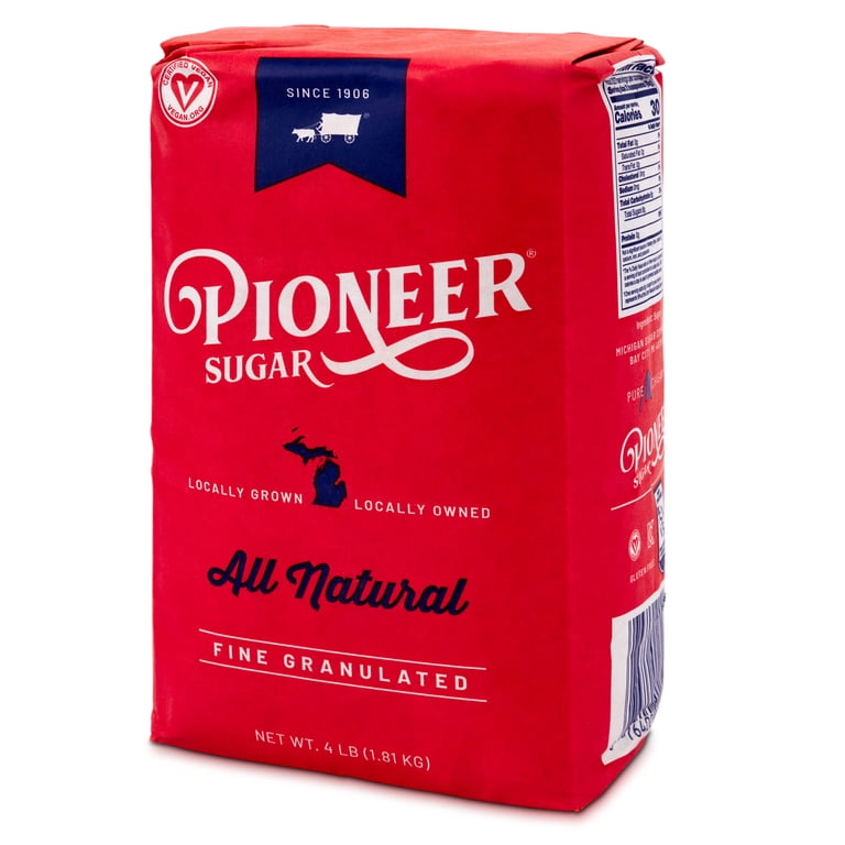 Pioneer All Natural Finely Granulated Sugar, 64 Oz - Walmart.com