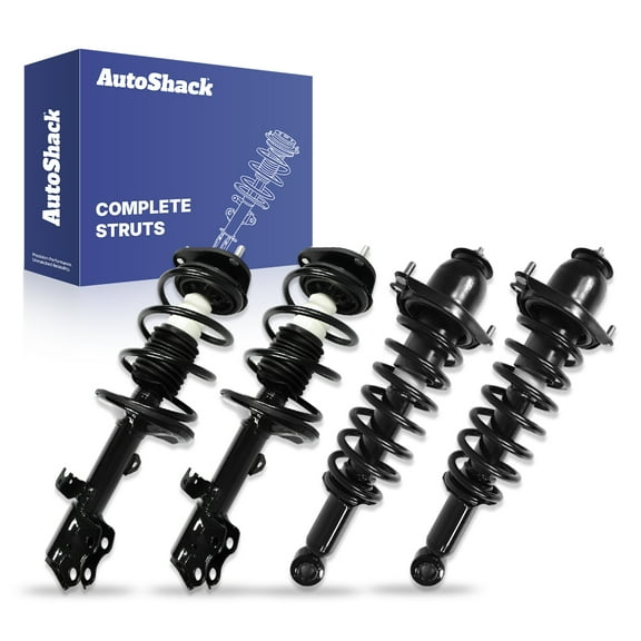 AutoShack Front & Rear Complete Strut & Coil Spring | Replacement for 2009-2013 Toyota Corolla 2011-2013 Toyota Matrix | 4-PC