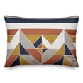 thumbnail image 2 of Creative Products Multicolored Colorblock Mountains 14x20 Spun Poly Pillow, 2 of 3