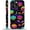 Colorful Pumpkin Halloween, variant on Compatible with iPhone 16 Pro Case, Cool Cat Looking Phone 16 Pro 2 in 1 Silicone Mixed Hard Pc Case, Durable Shock-Proof Protection Pattern Design
