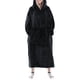 thumbnail image 2 of Sudadera con Capucha y Manta para Hombre y Mujer, de Gran Tamaño, de Larga y Cálida Negro un Tamaño, 2 of 10