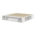 thumbnail image 2 of South Shore Flexible King Storage Platform Bed with Baskets, in Pure White, 2 of 13
