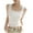 White, variant on Luxalzxs Square Neck Tank Top Women Summer Solid Color Slim Fitted Sleeveless Workout Tops Basic Tanks Cami Tee Shirts