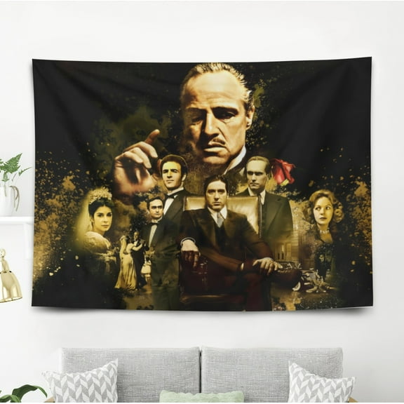 The Godfather Tapestry Wall Decor for Bedroom  Wall Hanging Birthday Gift