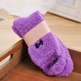thumbnail image 2 of ZHENHONG Casual Socks for Women Colorful Women Soft Bed Socks Winter Warm Slipper Fleece Sock, 2 of 7