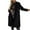 Black, variant on tklpehg Long Coat for Women Temperament Long Coat Solid Color Long Sleeve Winter Warm Jacket Lapel Loose Casual Overcoat (White,XL)