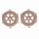 thumbnail image 1 of Sterling Silver Drop Earrings Featuring Heart-Shaped Love Knot and Shooting Star Design for Girls, 1 of 5
