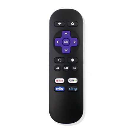 New Replaced Remote Control compatible with ROKU 1 2 3 4 LT HD XD XS with Amazon Netflix Radio Sling (Best Remote Control App For Ipad 2)