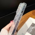 thumbnail image 4 of Compatible with iPhone Case,Glitter Laser Holographic Gradient Star Diamond Camera Lens Protection Clear Soft Shockproof Cover Phone Case (Clear,iPhone 15 Pro), 4 of 5