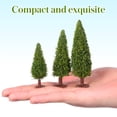 thumbnail image 3 of Miangastore WINOMO 15 Pcs Modèle de Paysage Vert Cèdres pour Modèle de Chemin de Fer, 3 of 9